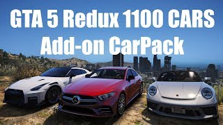 GTA 5 Redux 1100 CARS Add-on CarPack