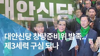 대안신당 창당준비위 발족..제3세력 구심 되나