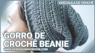 Gorro de Crochê Beanie - Aprendendo Crochê