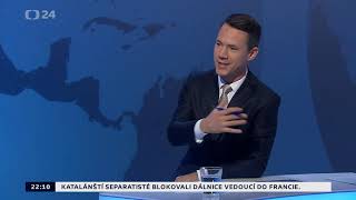 ČT Události komentáře - diskuze Havelka ČAOH x Mana MŽP k nové odpadové legislativě 12 11 2019