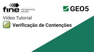 Tutoriais GEO5: Dimensionar uma Parede Diafragma Ancorada no Programa Verificação de Contenções