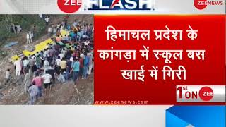 School bus falls into 200-feet deep gorge in Nurpur of HP's Kangra district, many feared dead