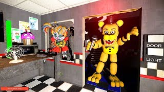 АНИМАТРОНИКИ ПУГАЮТ ОХРАННИКА FNAF COOP ► Garry's Mod