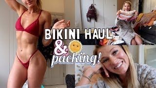 HUGE BIKINI HAUL & PACK FOR BALI WITH ME | WHAT'S IN MY SUITCASE