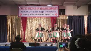 Hmong Merced New Year 2018-19 - Dance Comp. Nkauj Kab Ntsab 1st round.