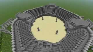 Minecraft карта - PVP АРЕНА (Гладиаторские бои)