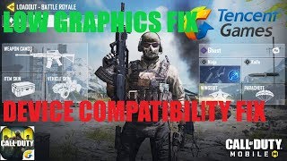 CALL OF DUTY MOBILE LOW GRAPHICS FIX | DEVICE NOT COMPATIBLE PERMANENT FIX | TENCENT EMULATOR