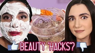 Trying Clickbait Beauty "Hacks" From Facebook