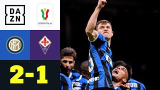 Köstlicher Auftritt! Barella kocht Florenz ab: Inter Mailand - AC Florenz 2:1 | Coppa Italia | DAZN