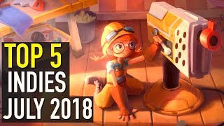 Top 5 Best Looking New Indie Games to Watch  - July 2018