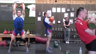 Ivan Denisov long cycle 2x62lb / Иван Денисов длинный цикл 2x28 кг
