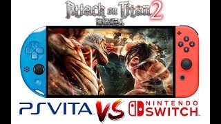 Attack on Titan 2 Gameplay Comparison (PS Vita vs Nintendo Switch)