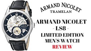 (4K) ARMAND NICOLET LS8 LIMITED EDITION 200  MEN'S WATCH REVIEW MODEL: 9620S-NR-P713NR2