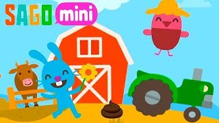 Веселая Ферма  Саго Мини.Животные и Растения Оживают.Геймплей Игры