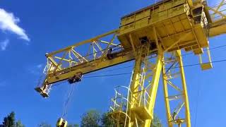 HYVST SPT 650L безвоздушная окраска железнодорожного крана краской по ржавчине