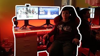 INSANE 14 YEAR OLD GAMING SETUP!