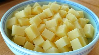 【小穎美食】土豆切成小丁，不用燉不油炸，上桌就是大硬菜，比紅燒肉還受歡迎