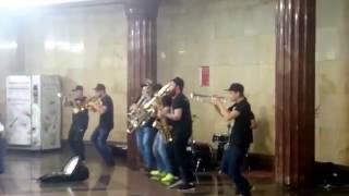 BREVIS BRASS BAND, станция метро Курская, 13.08.2016 [3]