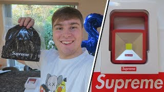 Supreme FW18 Week 12 - Box Logo Beanie & Kickstand Light Unboxing