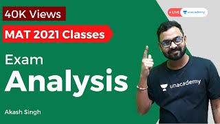 MAT 2020 | Exam Analysis by Akash Singh