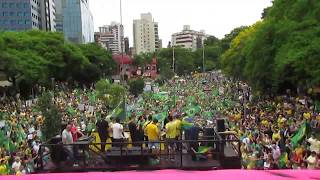 Manifestação pela Prisão em 2ª Instância e extinção do STF em PoA-RS