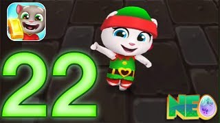 Talking Tom Gold Run: Gameplay Walkthrough Part 22 - Elf Angela (iOS, Android)