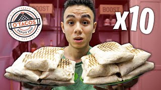 DEFI : MANGER 10 TACOS M de chez O'TACOS !