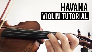 Camila Cabello "Havana" Violin Tutorial | Brandon Woods