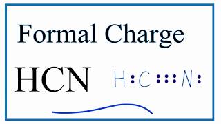 How to Calculate the Formal Charges for HCN (Acetonitrile)