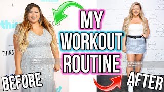 MY WORKOUT ROUTINE!! How I Lost 60+ Pounds!