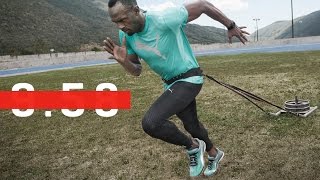 Usain Bolt in Training Getting Ready For Rio 2016