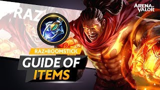Raz + Boomstick - The Guide of Items | Arena of Valor