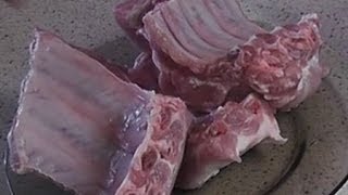 Как приготовить тушеные свиные ребрышки