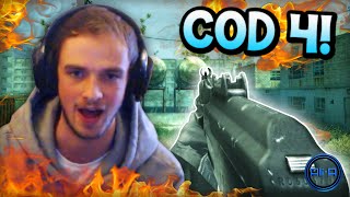 "OLD SCHOOL!" - Call of Duty: Modern Warfare - LIVE w/ Ali-A! (COD4)