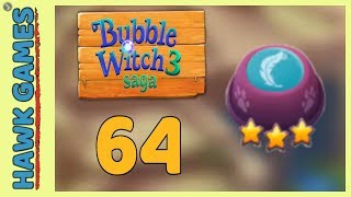 Bubble Witch 3 Saga Level 64 (Release the Owls) - 3 Stars Walkthrough, No Boosters