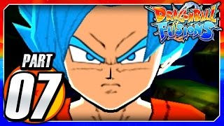 Dragon Ball Fusions 3DS English: Part 7 - Super Saiyan God Blue Goku Training! (Cell Saga)