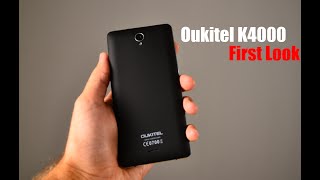 Oukitel K4000 обзор внешнего вида инженерной версии смартфона review на Andro-News
