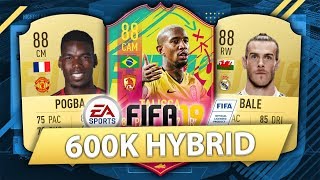UNBEATABLE 600K HYBRID w/ CARNIBALL TALISCA! FIFA 19 SQUAD BUILDER