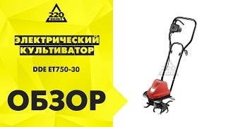 Обзор Электрический культиватор DDE ET750-30