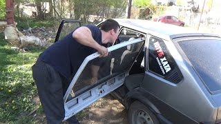 Меняем ЗАДНИЙ ЛОБАШЬ НА ДЕВЯТОС!(ВАЗ 2109)