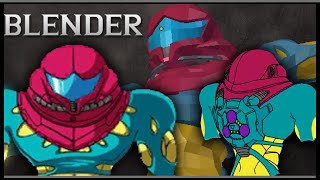 Speed Modeling Fusion Suit Samus (Metroid Infusion)