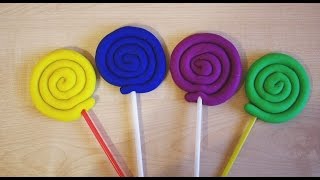 Лепим леденцы с малышом из пластилина. Лепка из соленого теста с детьми 2 - 3 лет.