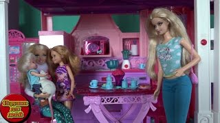 Зомбик страшный в доме мечты Барби, Барби 2016 сериал видео с куклами