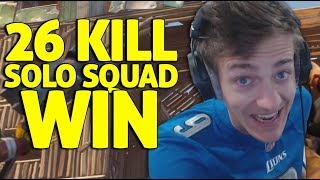 26 Kill Solo Squad Win!! - Fortnite Battle Royale Gameplay - Ninja