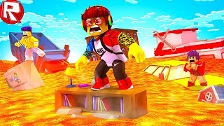 РОБЛОКС КАК СПАСТИСЬ ОТ ЛАВЫ В ПОЛ ЭТО ЛАВА ЧЕЛЛЕНДЖ В ROBLOX СИМУЛЯТОР ВИДЕО ВЕСЕЛАЯ ИГРА ДЛЯ ДЕТЕЙ