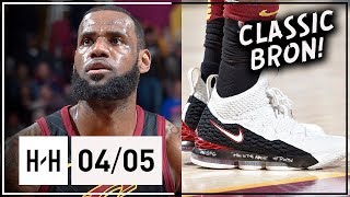 LeBron James Full Highlights vs Wizards (2018.04.05) - 33 Points, 14 Ast, 9 Reb, 4 Qtr TAKEOVER!