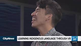 Learning the Blackfoot language through virtual reality
