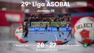 LIGA ASOBAL J05: Bidasoa Irún - Fraikin BM. Granollers 28-27