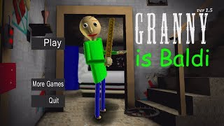 WHAT IF GRANNY WAS BALDI? (BRANNY?) | Granny (Horror Game)