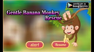 Avm Gentle Banana Monkey Rescue Walkthrough [AvmGames]